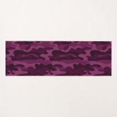 Tyrian Paarse Monocolor Camo Yogamat (Voorkant (horizontaal))