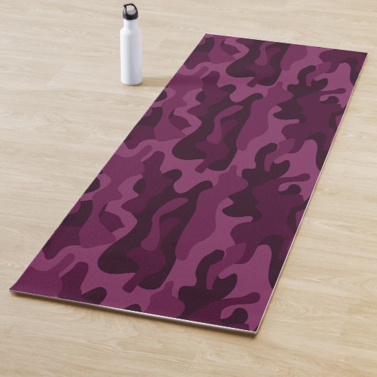 Tyrian Paarse Monocolor Camo Yogamat (In situ)