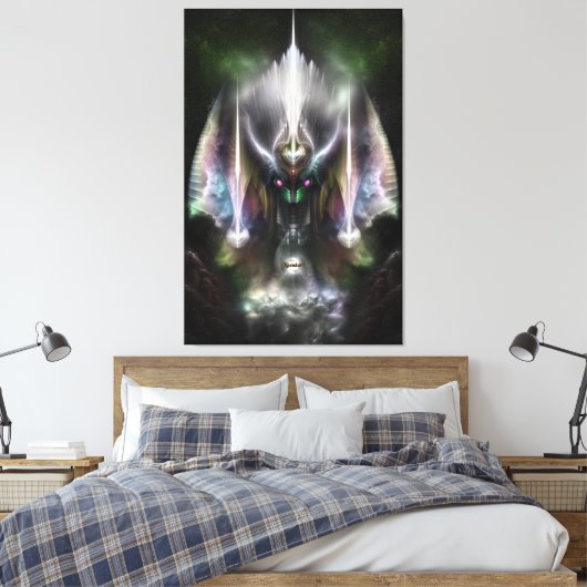 Tyrinan The Horikin God of War Canvas print (Insitu (Slaapkamer))
