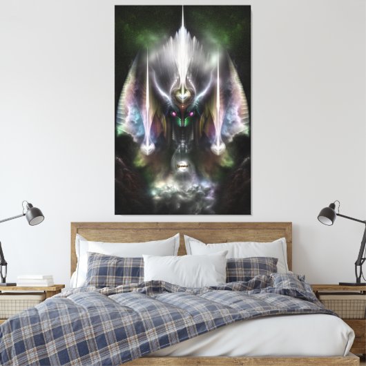 Tyrinan The Horikin God of War Canvas print (Insitu (Slaapkamer))