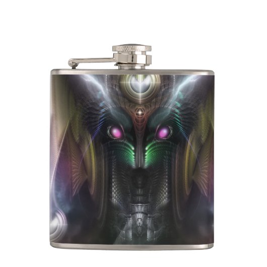 Tyrinan The Horikin God of War Flask Heupfles (Voorkant)