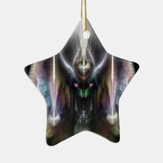 Tyrinan The Horikin God of War Keramisch Ornament (Rechts)