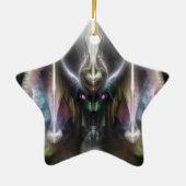 Tyrinan The Horikin God of War Keramisch Ornament (Achterkant)