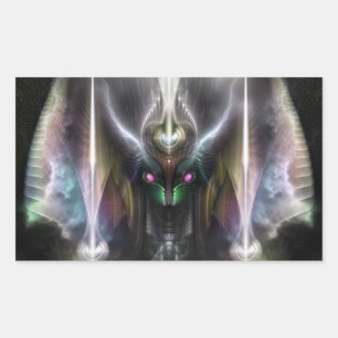 Tyrinan The Horikin God of War Rechthoekige Sticker