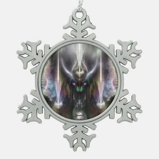 Tyrinan The Horikin God of War Snowflake Ornament (Voorkant)