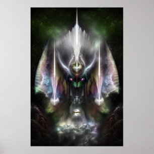 Tyrinan The Horikin God of War Wall Poster