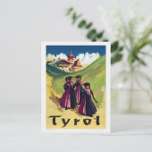Tyrol Austria Vintage Poster 1947 Briefkaart (Staand voorkant)