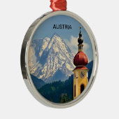 TYROL, OOSTENRIJK METALEN ORNAMENT (Rechts)
