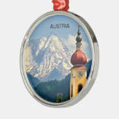 TYROL, OOSTENRIJK METALEN ORNAMENT (Links)