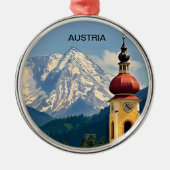 TYROL, OOSTENRIJK METALEN ORNAMENT (Voorkant)