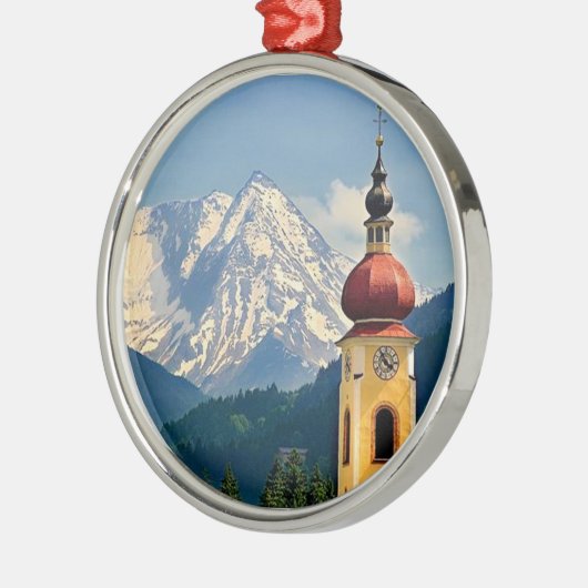 TYROL, OOSTENRIJK METALEN ORNAMENT (Links)