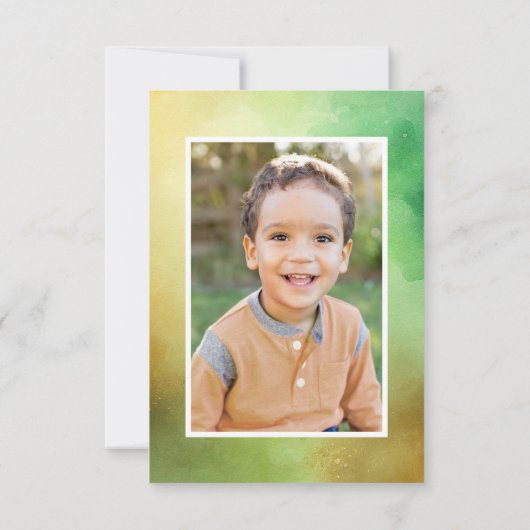 Tyronasaurus Rex Dinosaur Birthday Dank je wel Bedankkaart (Achterkant)