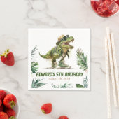 Tyronasaurus Rex Dinosaur Birthday Party Servet (Insitu)