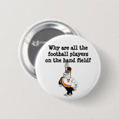 Tyrone band knop ronde button 5,7 cm (Voorkant /achterkant)