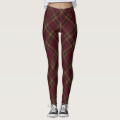 Tyrone County Argyle Tartan Pattern Leggings (Voorkant)
