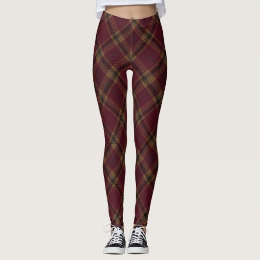 Tyrone County Argyle Tartan Pattern Leggings (Voorkant)