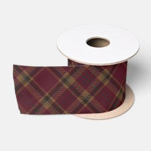 Tyrone County Argyle Tartan Pattern Satijnen Lint