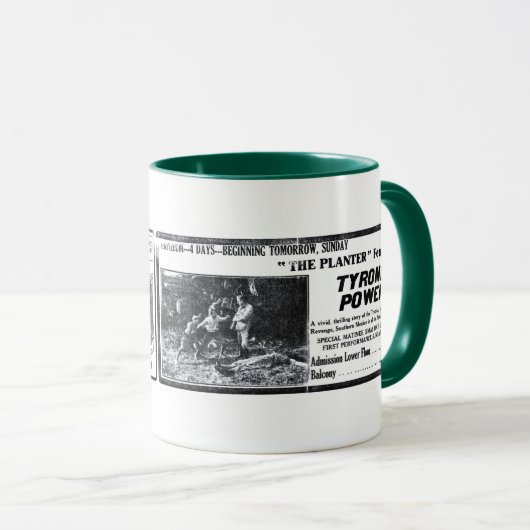 Tyrone Power 1917  film en mok (Voorkant rechts)