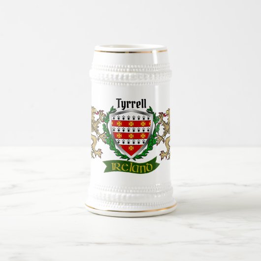 Tyrrell/Terrell Irish Shield Bierpul (Center)