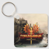 Tyrs Paladium Logo met Achtergrond Sleutelhanger (Voorkant)