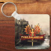 Tyrs Paladium Logo met Achtergrond Sleutelhanger (Voorkant)