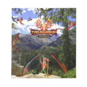 Tyrs Paladium Red Dragons Notitieblok (Voorkant)