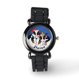 TySantaSaurus Rex Horloge
