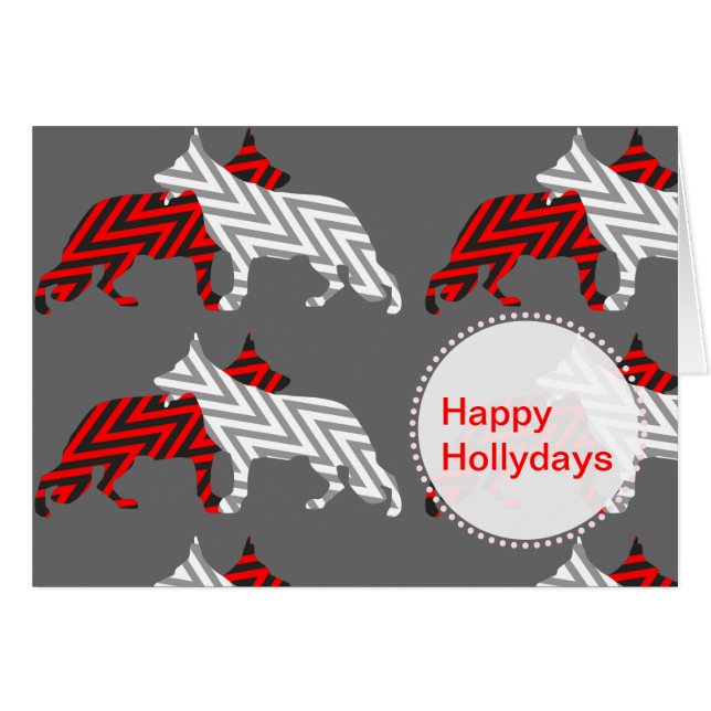 Tysk schäferhund (Voorkant Horizontaal)