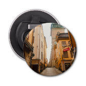 Tyska Brinken, Gamla Stan, Old Town, Stockholm Button Flesopener (Voorkant)