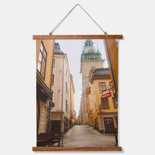 Tyska Brinken, Gamla Stan, Old Town, Stockholm Hangend Wandkleed (Voorkant)