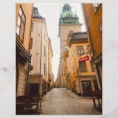 Tyska Brinken, Gamla Stan, Oude Stad, Stockholm Flyer (Achterkant)