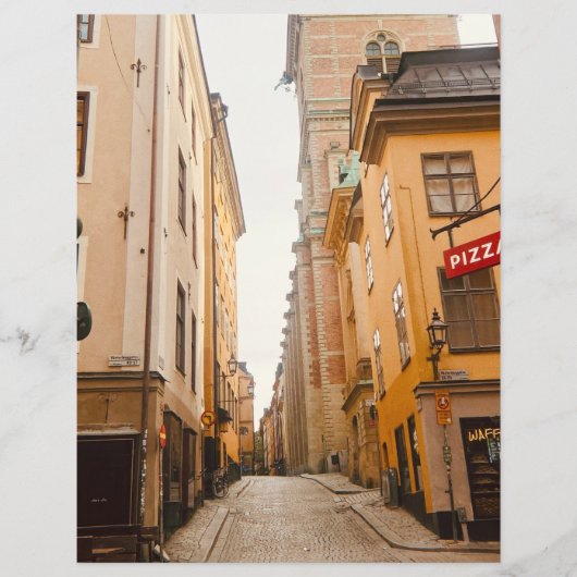 Tyska Brinken, Gamla Stan, Oude Stad, Stockholm Flyer (Voorkant)