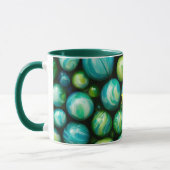TYSON ~ Mok gepersonaliseerd ~ Green Marbles ~ (Links)