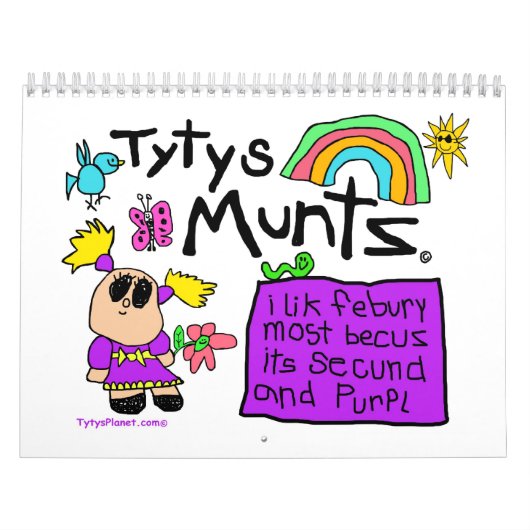 Tyty's Planet 2014 Calendar Kalender (Hoes)