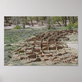 Tyuonyi Ruins, Bandelier National Monument, N.M. Poster