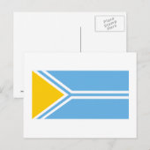 Tyva Republic Flag Briefkaart (Voorkant / Achterkant)