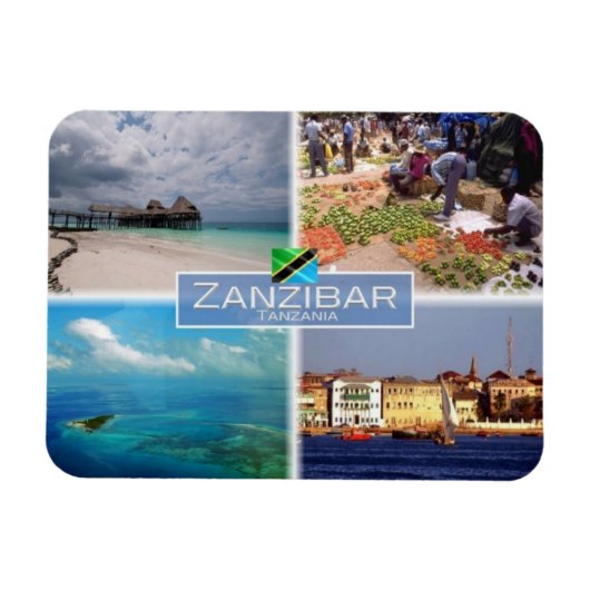 TZ Tanzania - Zanzibar - Magneet (Horizontaal)