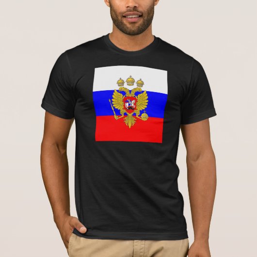 Tzar van Muscovia, Russische vlag T-shirt (Voorkant)