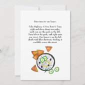 Tzatziki Grieks Meze Dip Mediterraan Diner Feest Kaart (Achterkant)