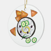Tzatziki Grieks Meze Dip Mediterranean Food Grieke Keramisch Ornament (Links)