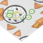 Tzatziki Grieks Meze Dip Mediterranean Food Grieke Tafelkleed (Gekanteld)