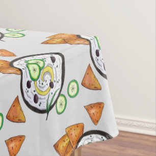 Tzatziki Grieks Meze Dip Mediterranean Food Grieke Tafelkleed