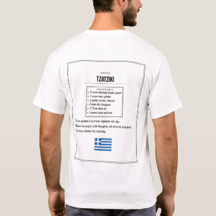 Tzatziki Recept T-Shirt Griekse Yoghurt Dip Tee
