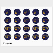 Tzedakah Ronde Sticker (Vel)
