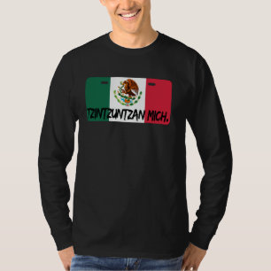 Tzintzuntzan Michoacán Kenteken Mexicaanse Trots T-shirt