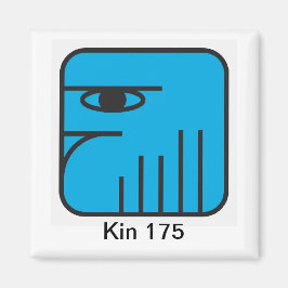 Tzolkin Aguia Azul Kin 175 Magneet