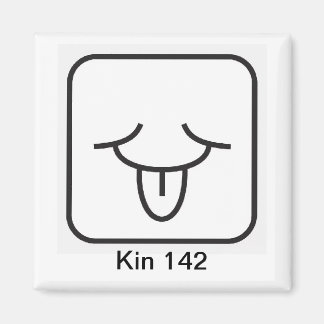 Tzolkin Vento Branco Kin 142 Magneet