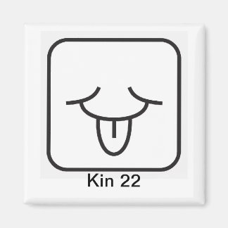 Tzolkin Vento Branco Kin 22 Magneet