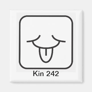 Tzolkin Vento Branco Kin 242 Magneet