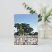 Tzompantli-Wall van Skulls, Chichen Itza Briefkaart (Staand voorkant)